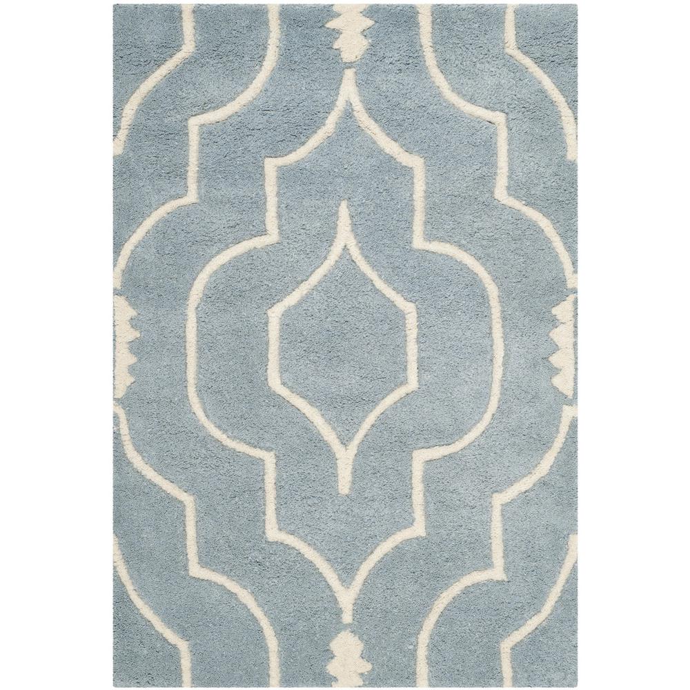 CHATHAM, BLUE / IVORY, 2' X 3', Area Rug, CHT736B-2