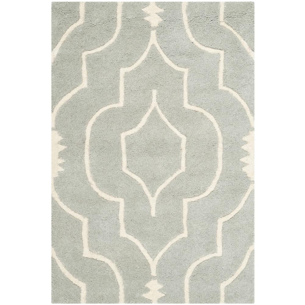 CHATHAM, GREY / IVORY, 2' X 3', Area Rug, CHT736E-2