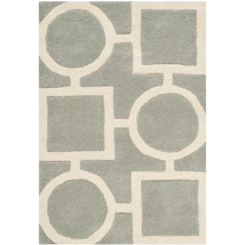 CHATHAM, GREY / IVORY, 2' X 3', Area Rug, CHT737E-2
