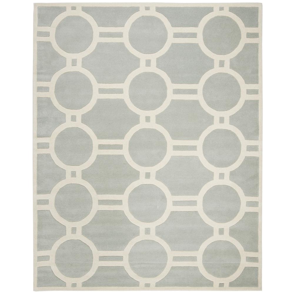 CHATHAM, GREY / IVORY, 8' X 10', Area Rug, CHT739E-8