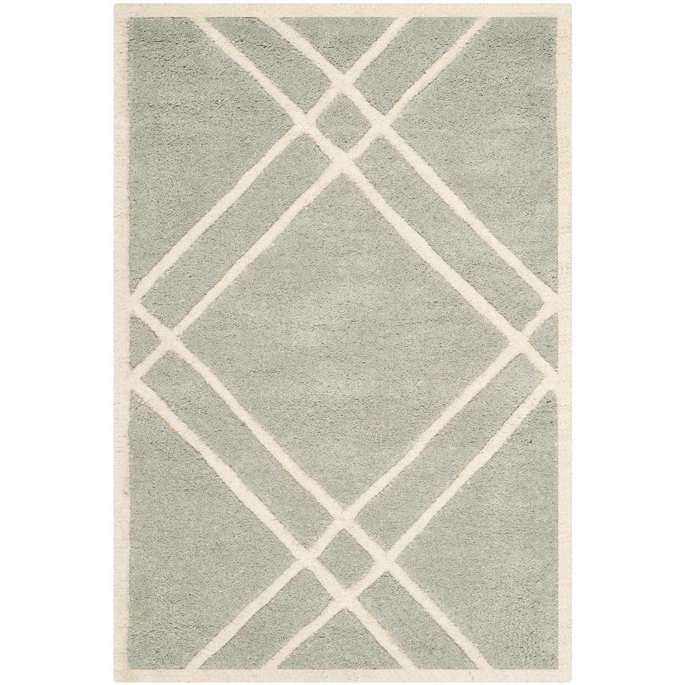 CHATHAM, GREY / IVORY, 2' X 3', Area Rug, CHT740E-2