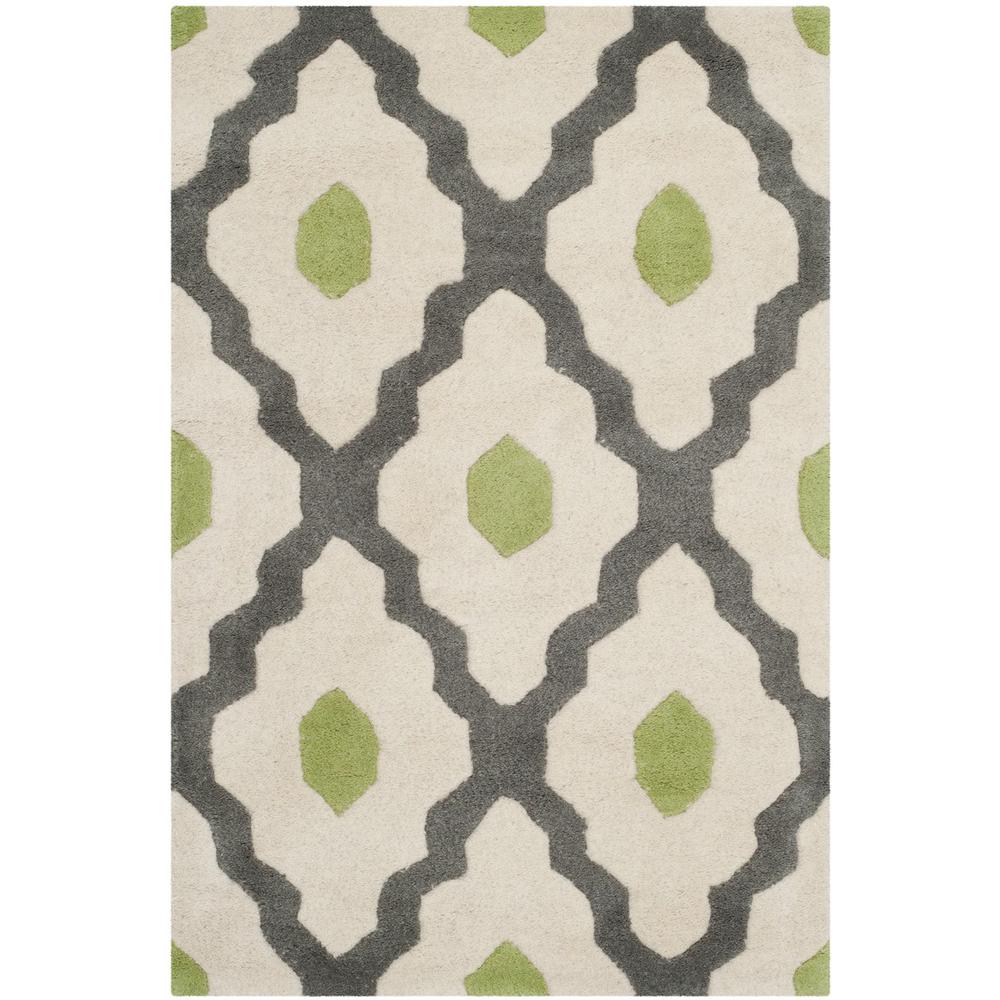 CHATHAM, DARK GREY / IVORY, 2' X 3', Area Rug, CHT748K-2