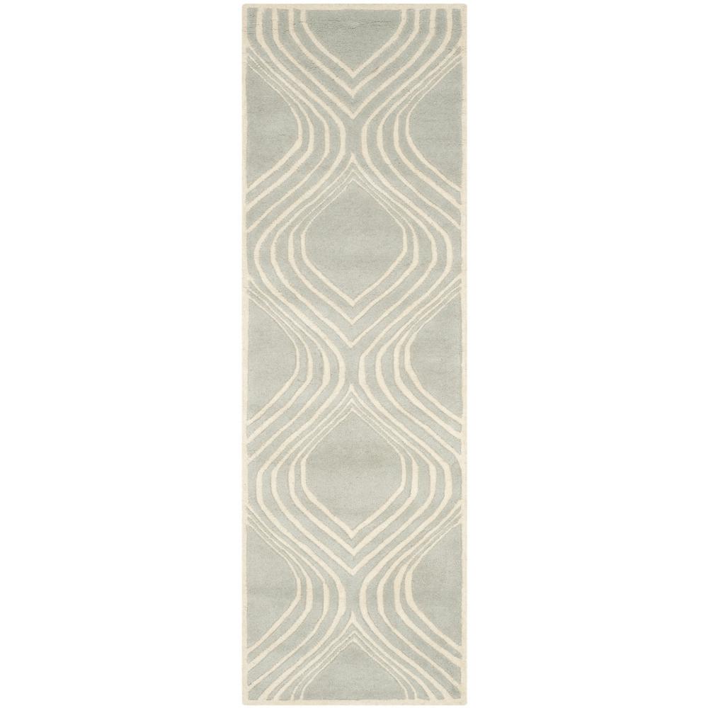 CHATHAM, GREY / IVORY, 2'-3" X 7', Area Rug, CHT758E-27