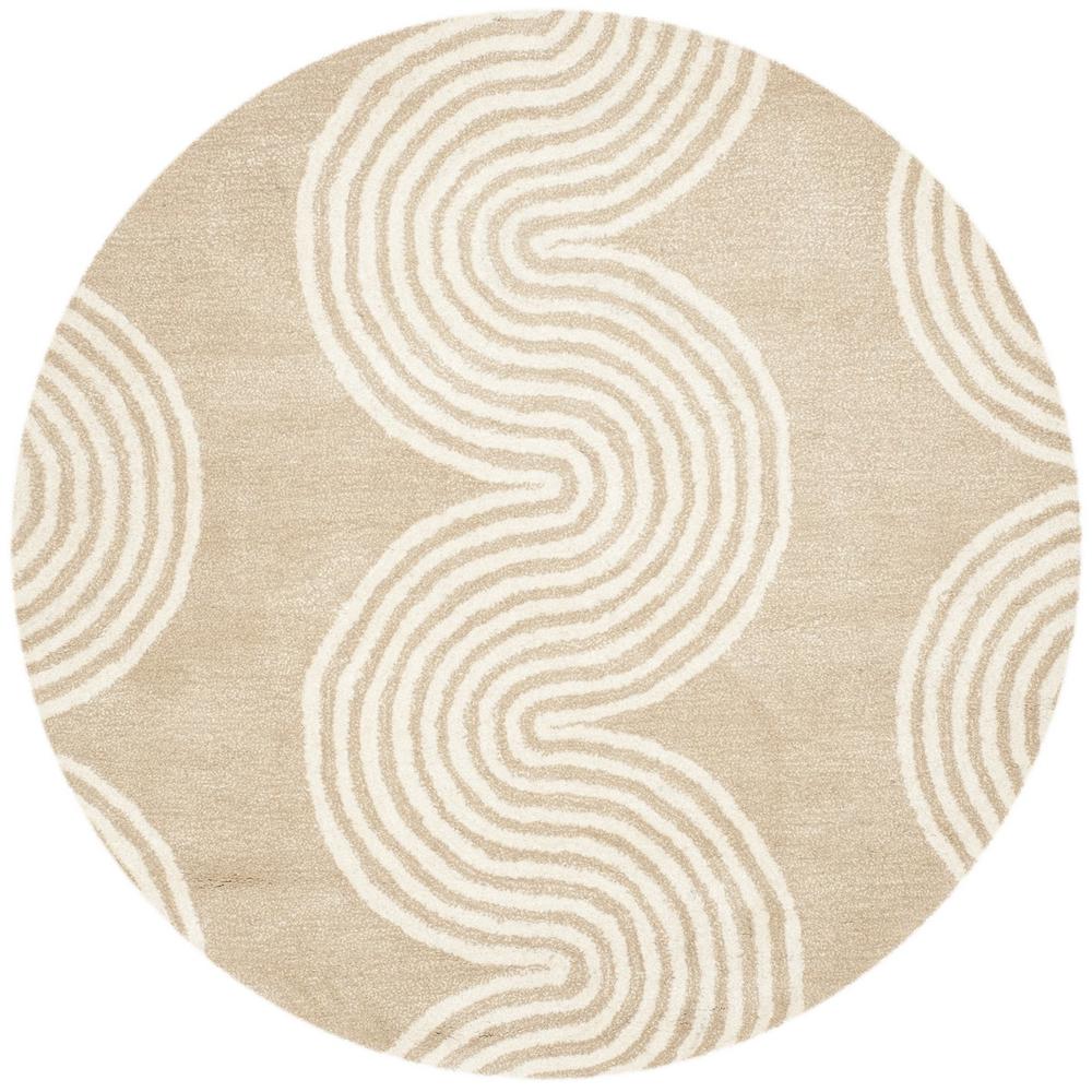 CHATHAM, BEIGE / IVORY, 5' X 5' Round, Area Rug, CHT761H-5R