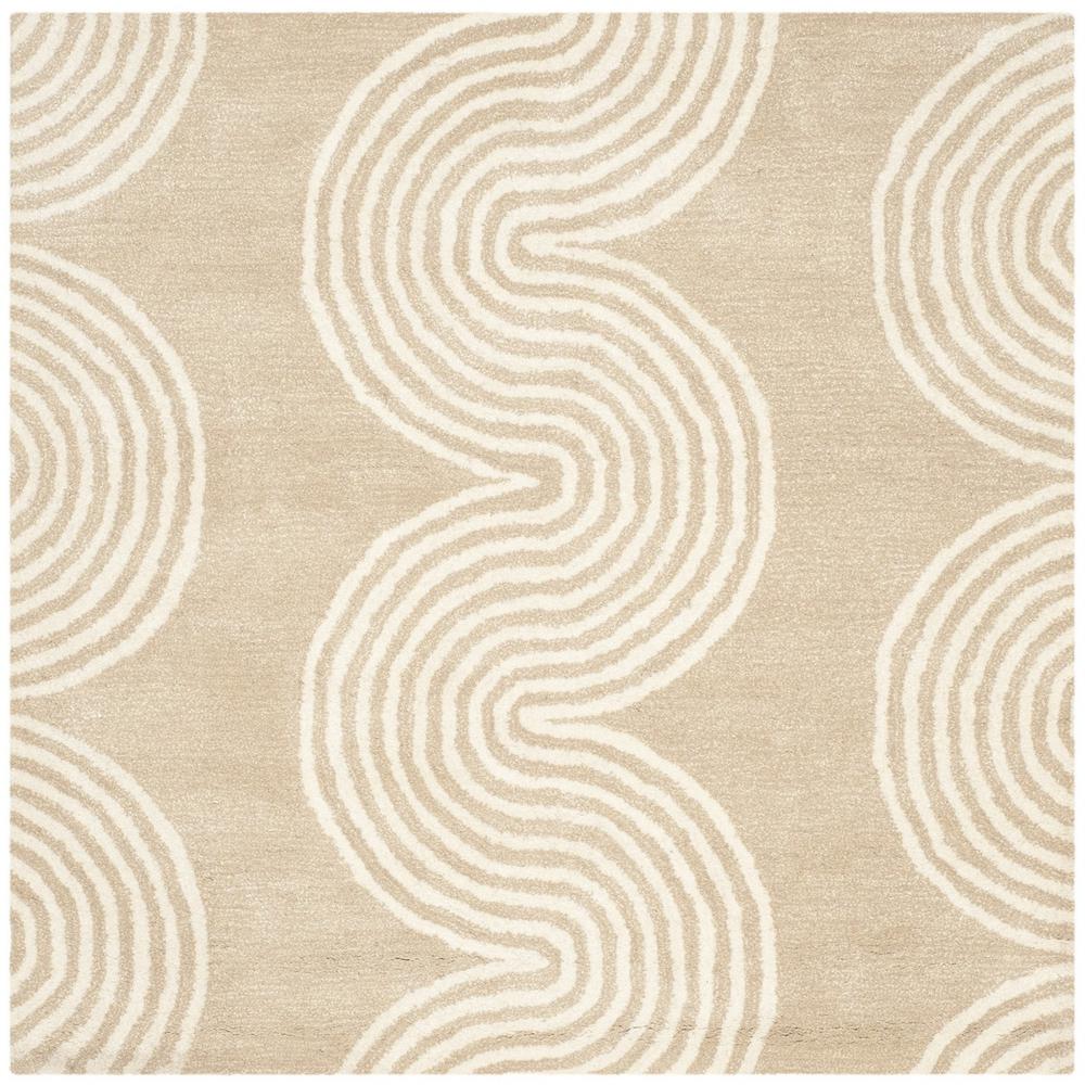 CHATHAM, BEIGE / IVORY, 5' X 5' Square, Area Rug, CHT761H-5SQ