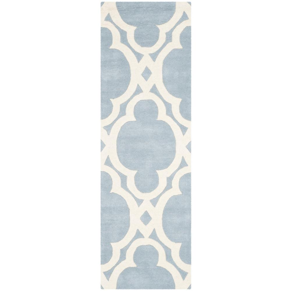 CHATHAM, BLUE / IVORY, 2'-3" X 7', Area Rug, CHT762B-27