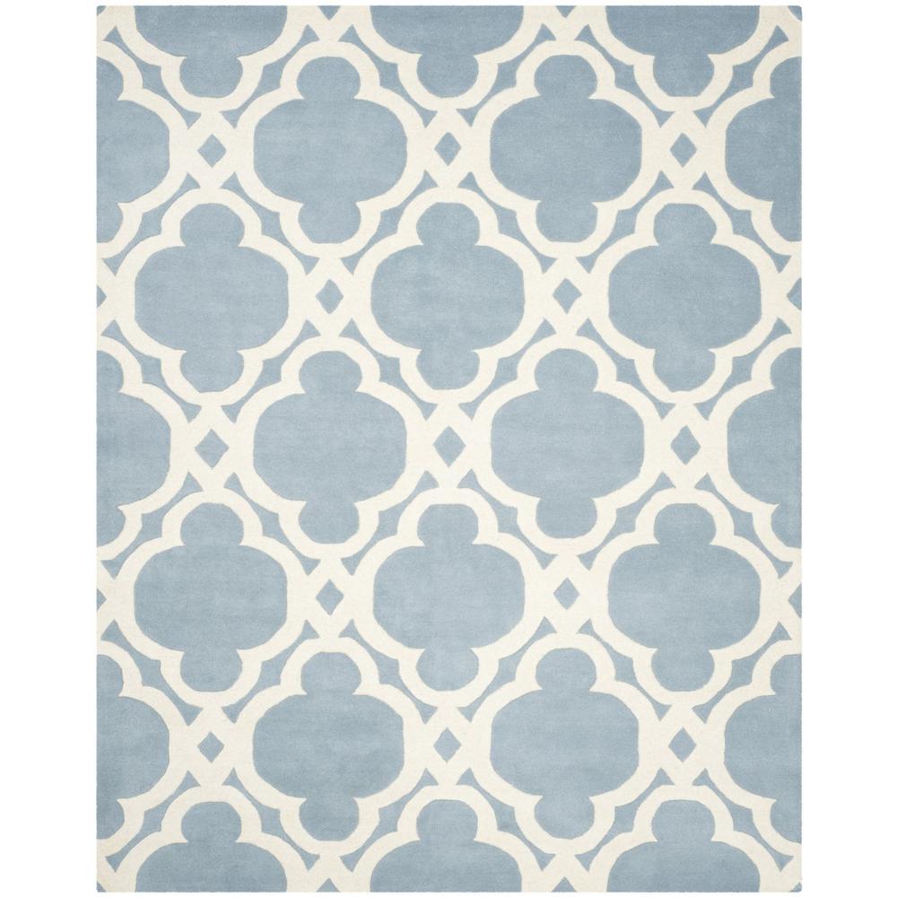 CHATHAM, BLUE / IVORY, 8' X 10', Area Rug, CHT762B-8