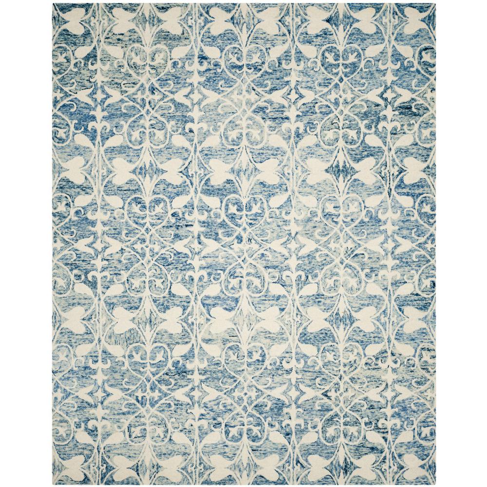 CHATHAM, DARK BLUE / IVORY, 8' X 10', Area Rug, CHT765C-8