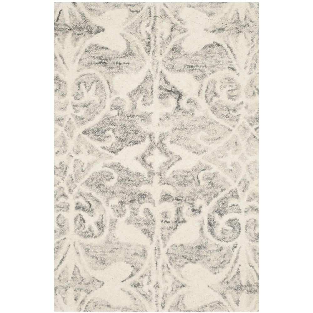 CHATHAM, LIGHT GREY / IVORY, 2' X 3', Area Rug