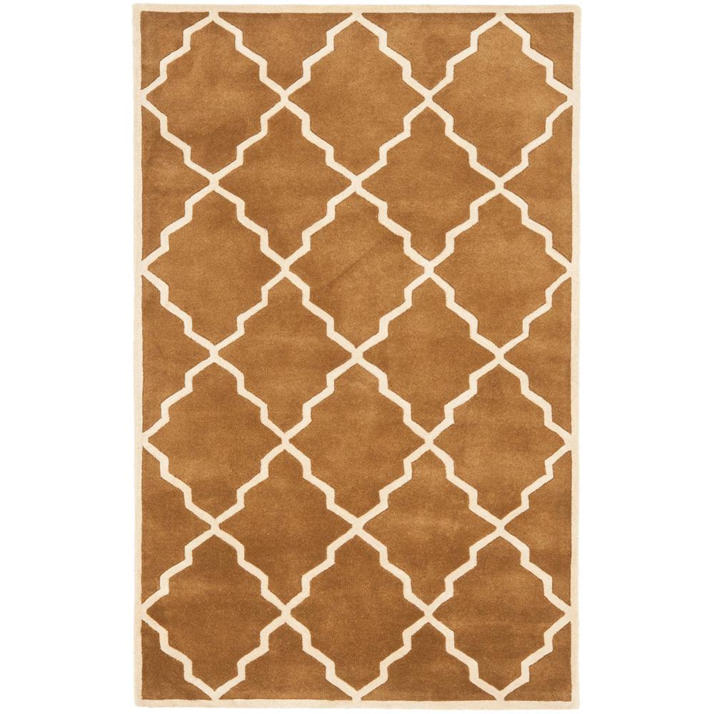 CHATHAM, BROWN, 5' X 8', Area Rug
