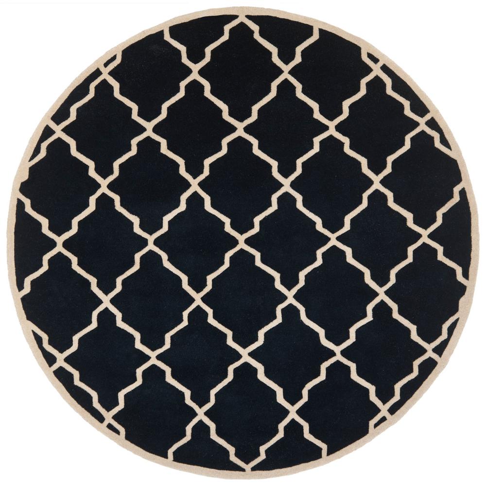CHATHAM, DARK BLUE, 7' X 7' Round, Area Rug