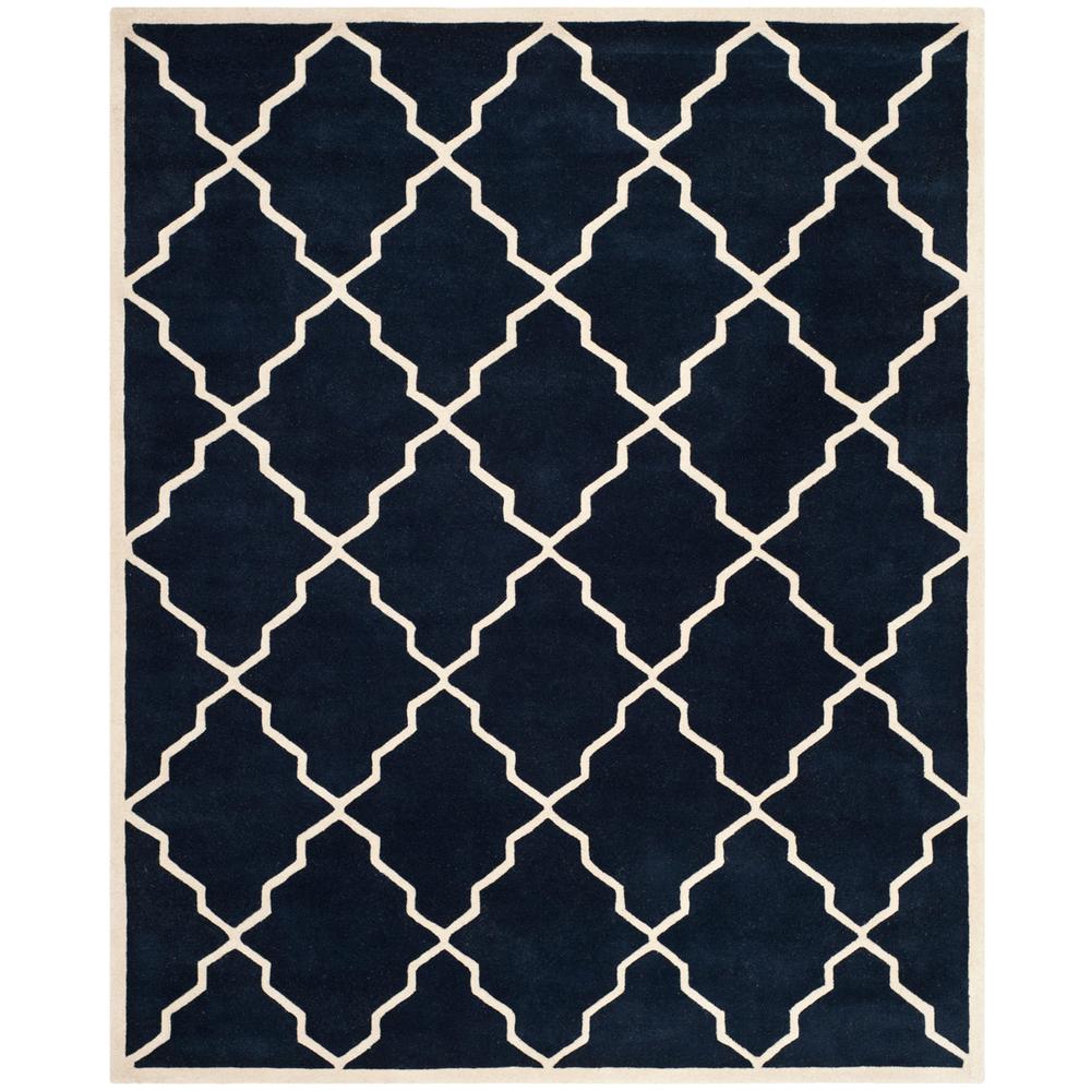 CHATHAM, DARK BLUE, 8' X 10', Area Rug