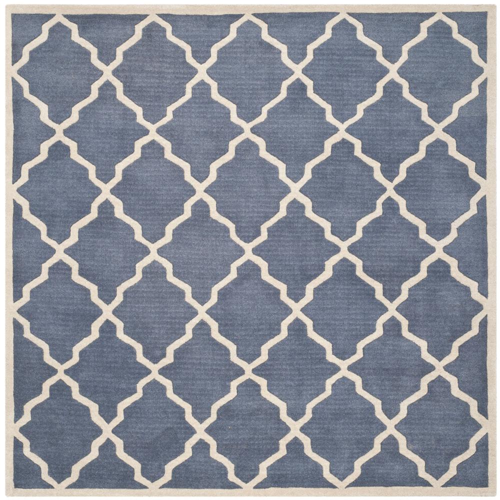 CHATHAM, GREY, 5' X 5' Square, Area Rug
