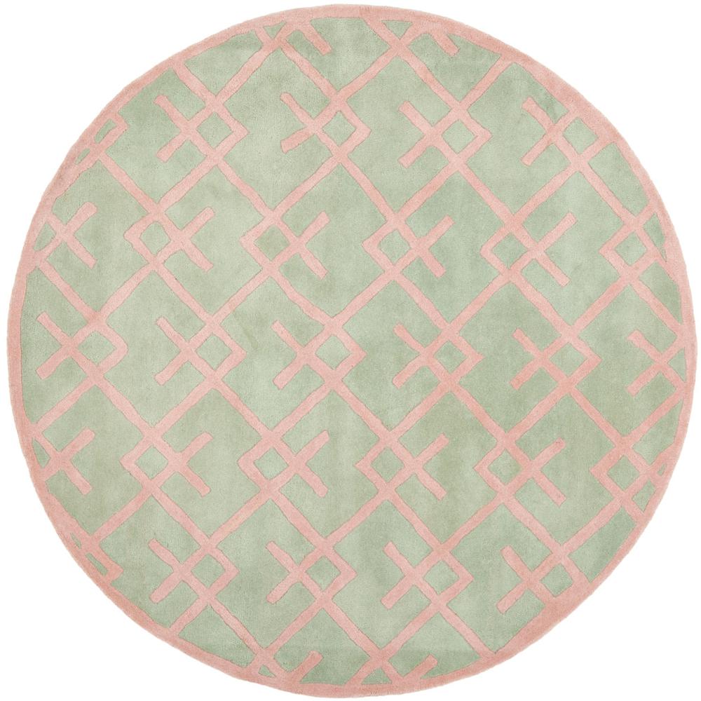 CHATHAM, GREEN, 7' X 7' Round, Area Rug, CHT941B-7R