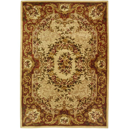 CLASSIC, RED / BLACK, 6' X 9', Area Rug