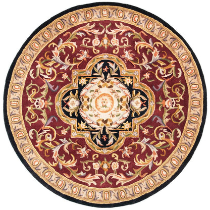 CLASSIC, RED / BLACK, 6' X 9', Area Rug