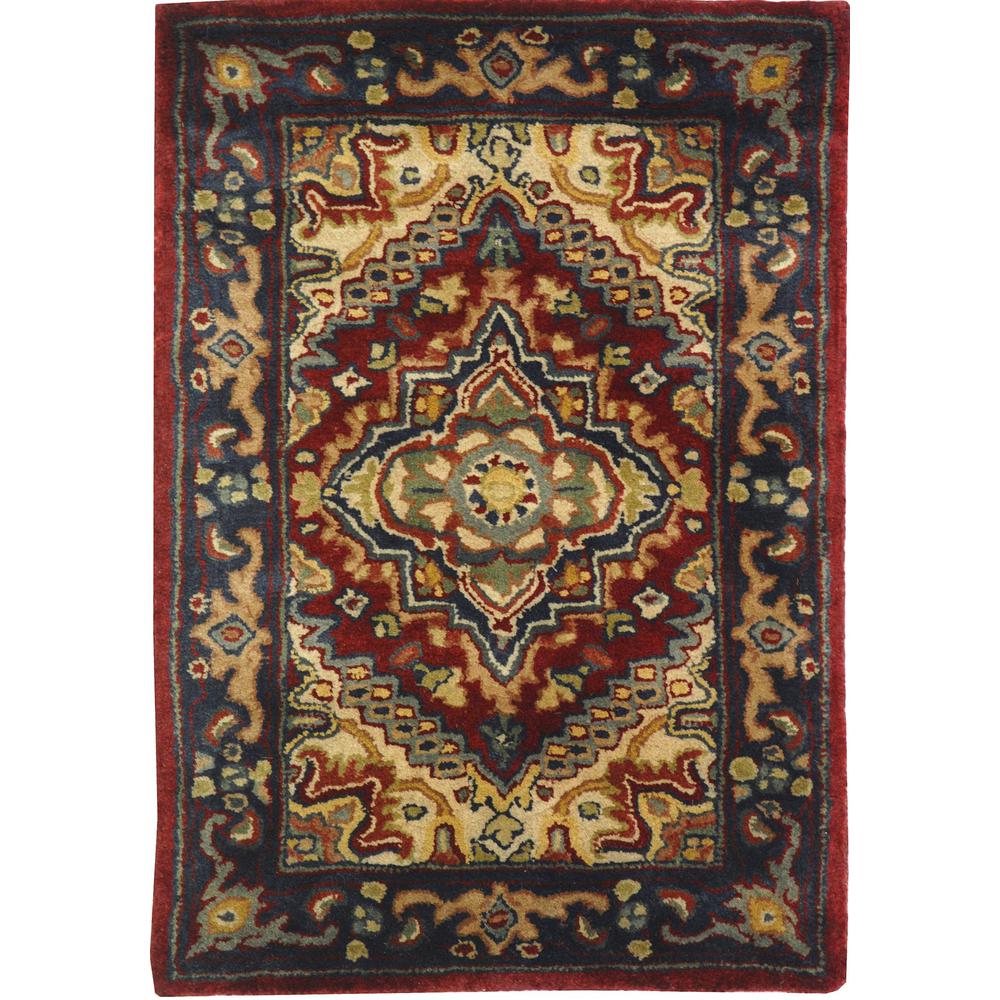 CLASSIC, ASSORTED / RED, 2' X 3', Area Rug
