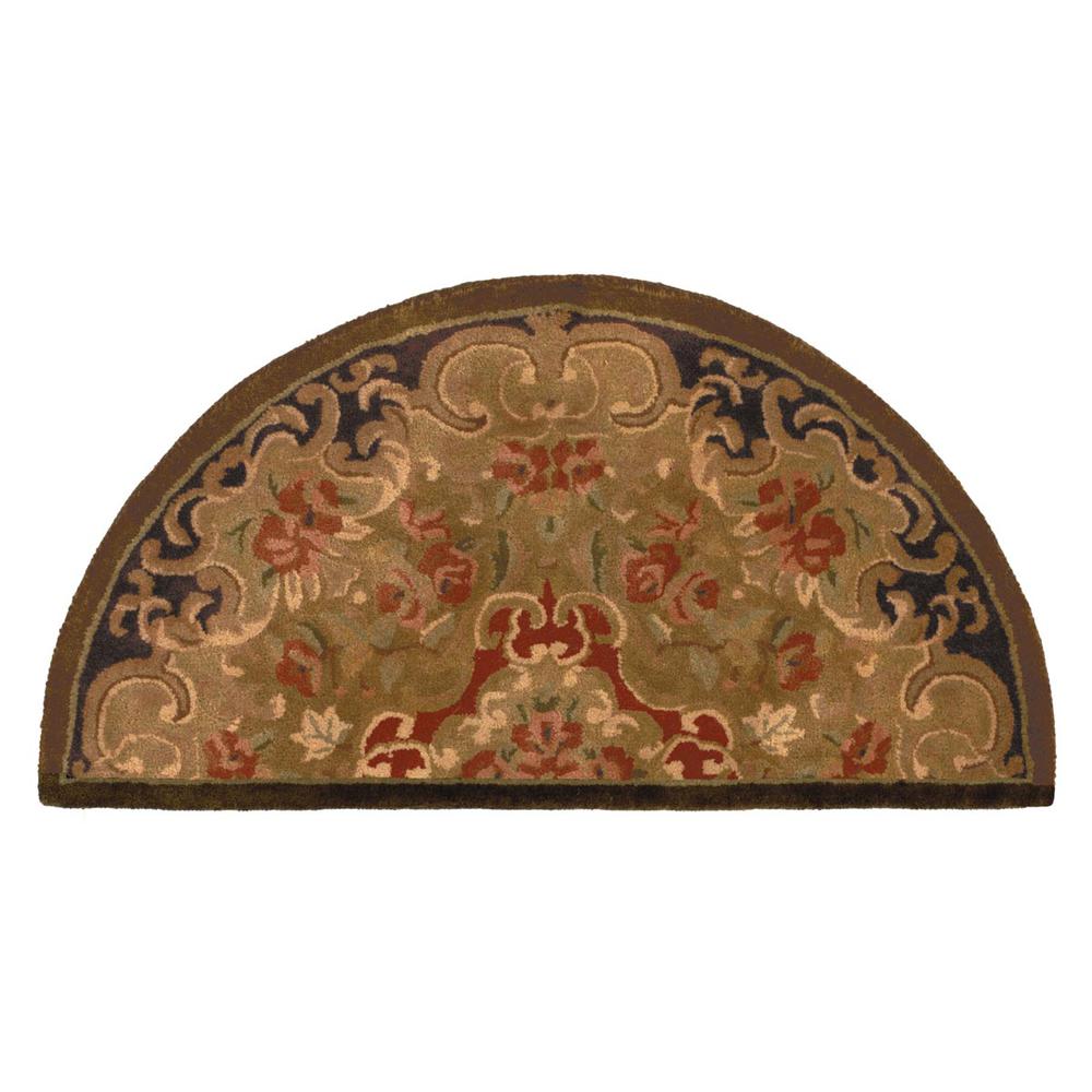 CLASSIC, GOLD / COLA, 2' X 3', Area Rug