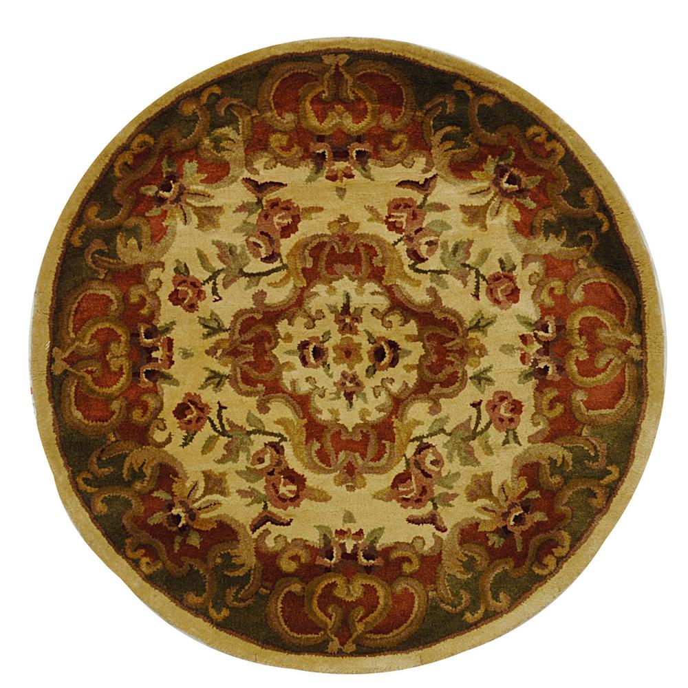 CLASSIC, ASSORTED, 3'-6" X 3'-6" Round, Area Rug, CL234C-4R