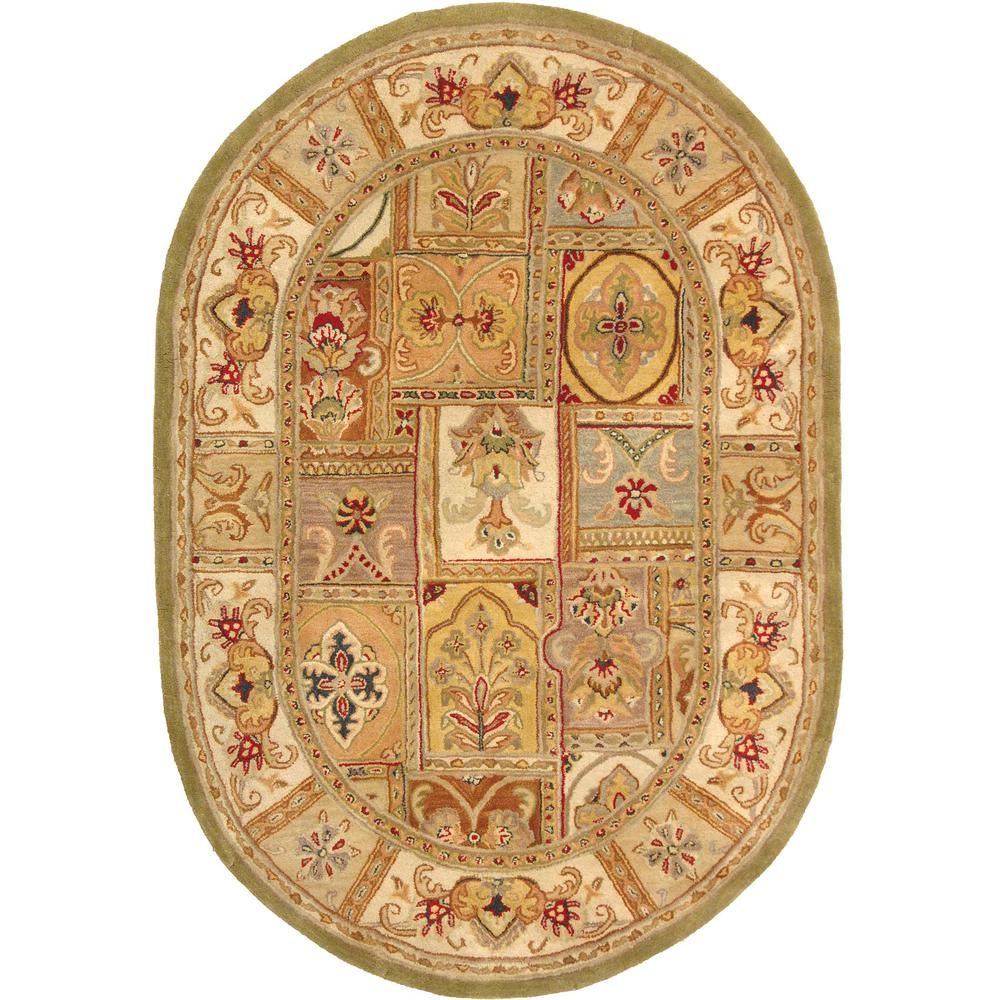 CLASSIC, SAGE, 7'-6" X 9'-6" Oval, Area Rug
