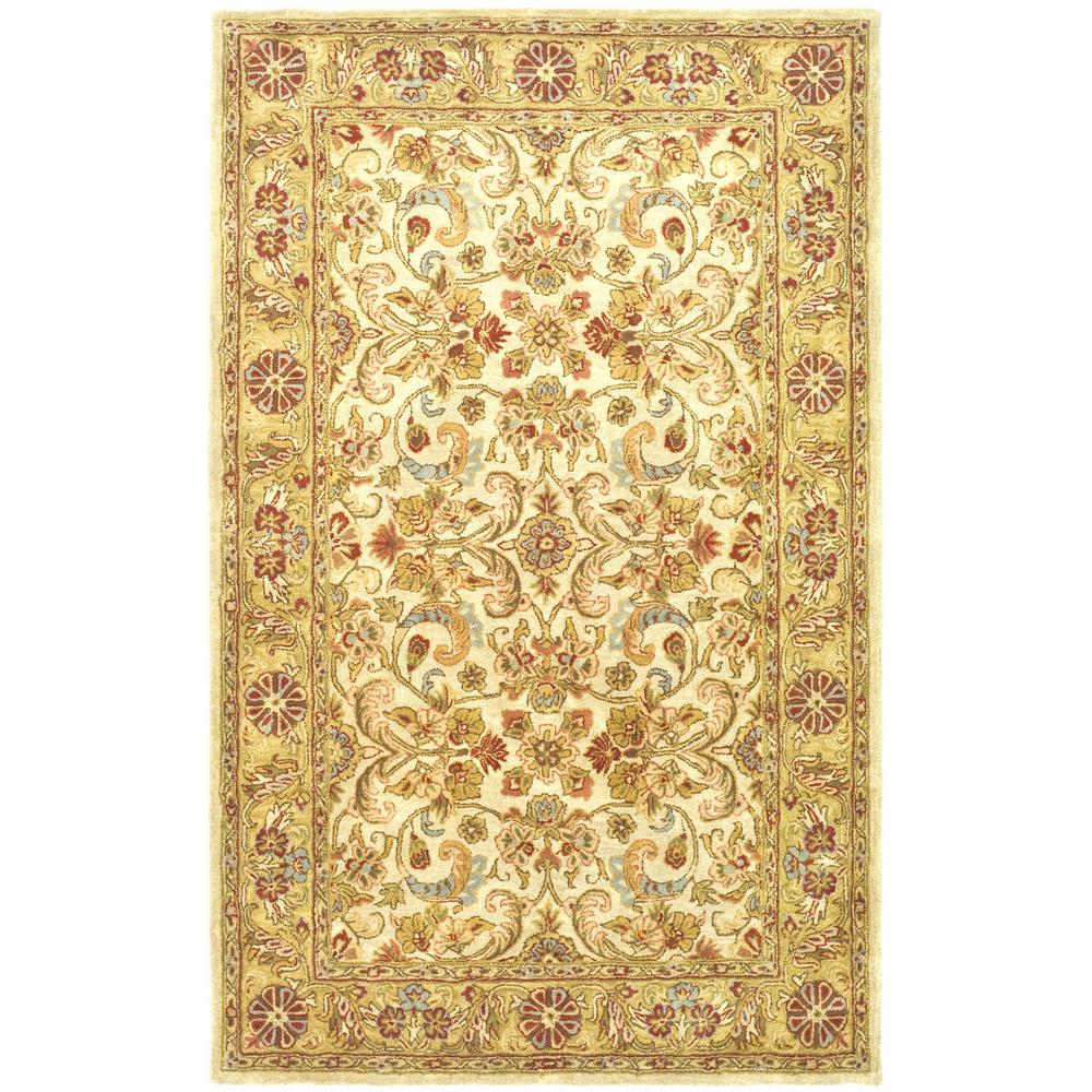 CLASSIC, GREY / LIGHT GOLD, 5' X 8', Area Rug