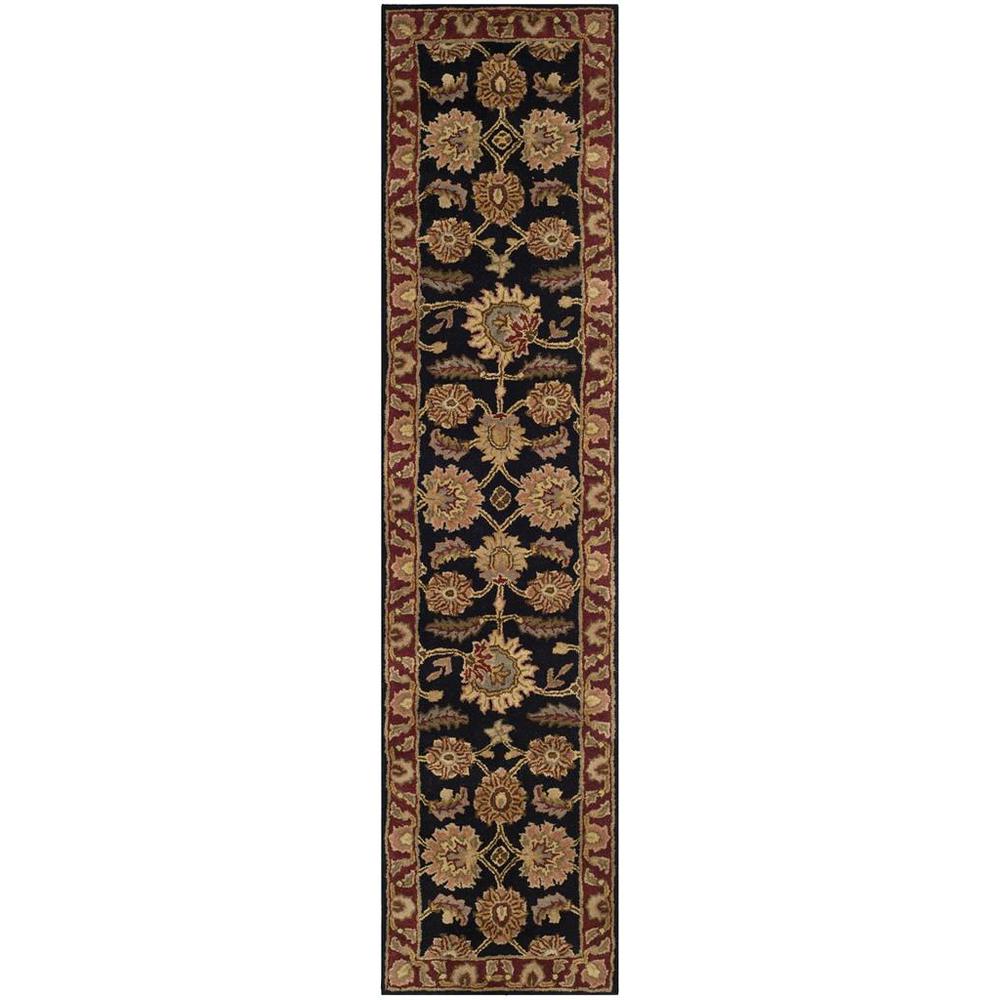 CLASSIC, NAVY / RED, 2'-3" X 10', Area Rug
