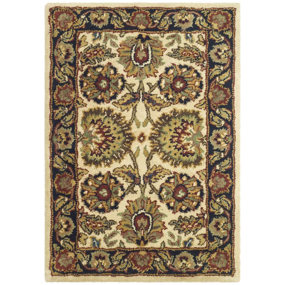 CLASSIC, IVORY / NAVY, 2' X 3', Area Rug