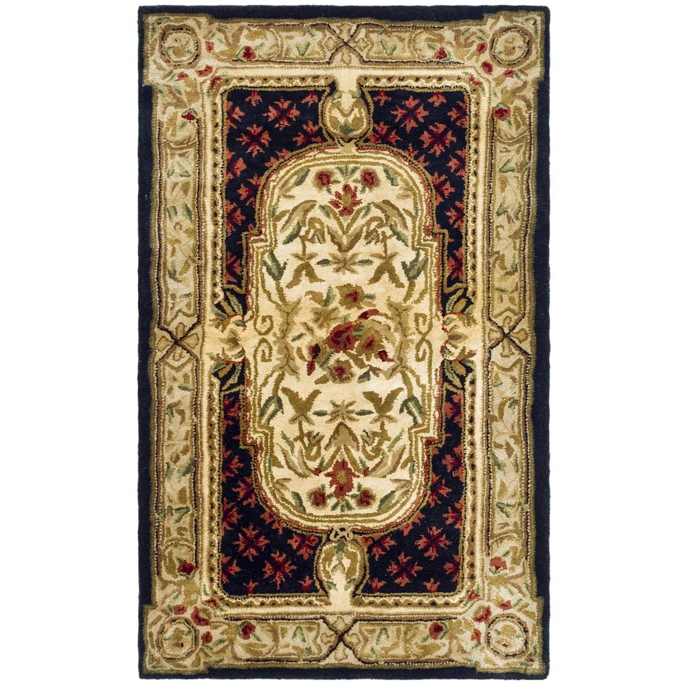 CLASSIC, BLACK, 3' X 5', Area Rug