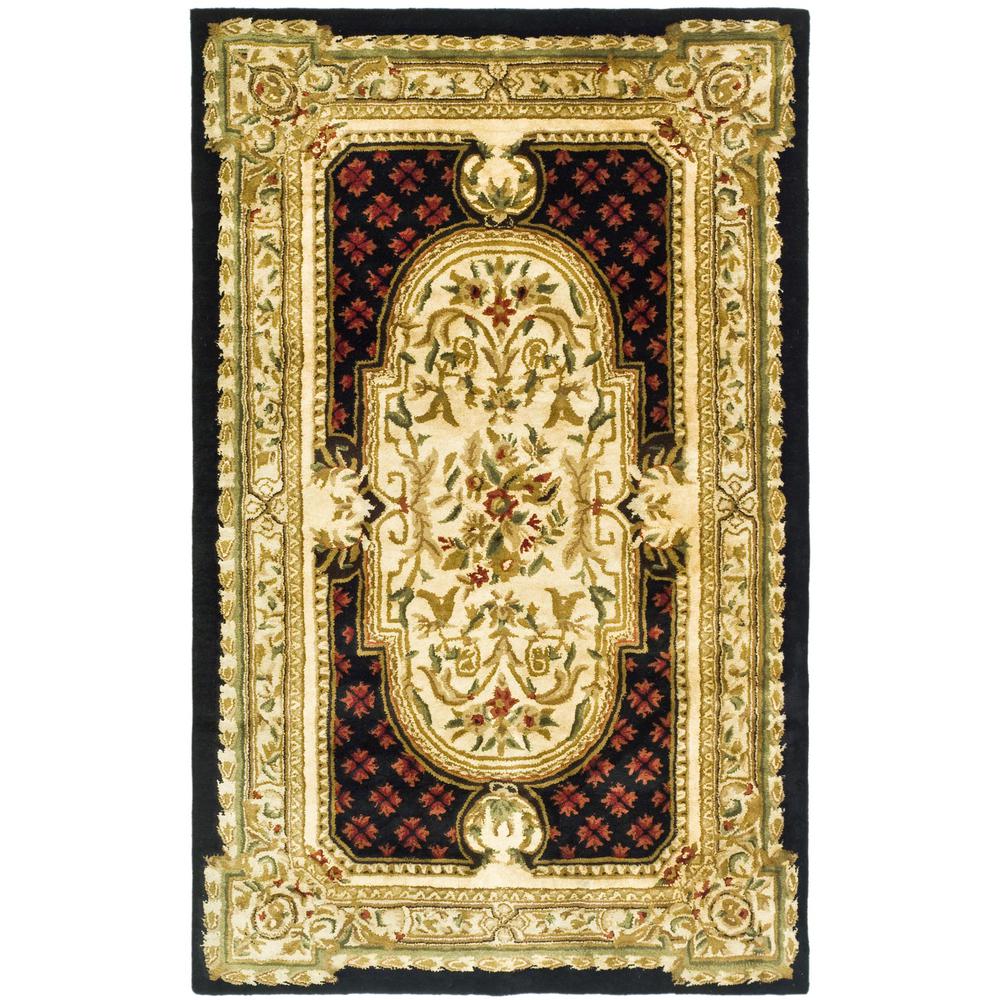 CLASSIC, BLACK, 5' X 8', Area Rug
