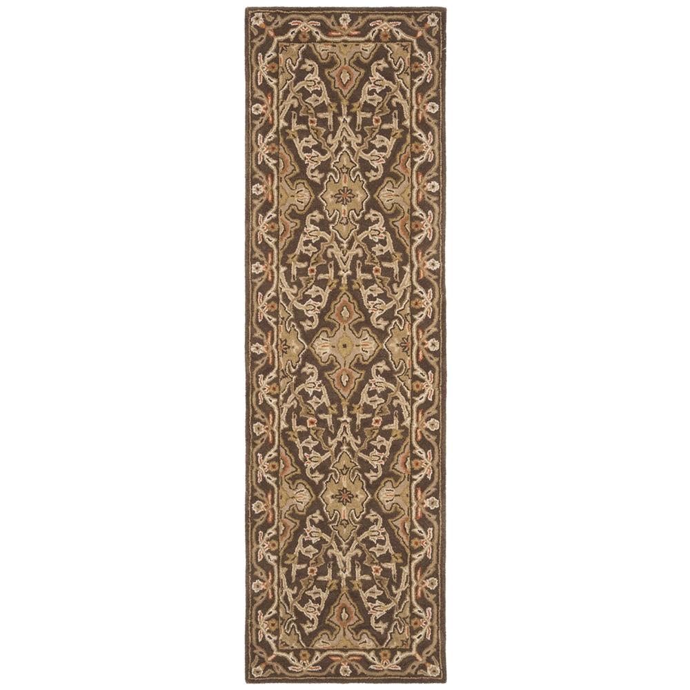 CLASSIC, BROWN / BROWN, 2'-3" X 8', Area Rug
