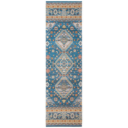 CLV-CLASSIC VINTAGE, BLUE / GOLD, 2'-3" X 8', Area Rug