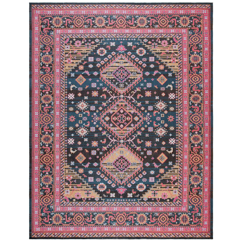 CLV-CLASSIC VINTAGE, NAVY / PINK, 6' X 9', Area Rug