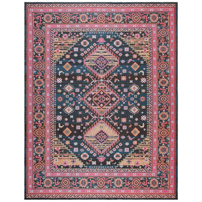 CLV-CLASSIC VINTAGE, NAVY / PINK, 6' X 9', Area Rug