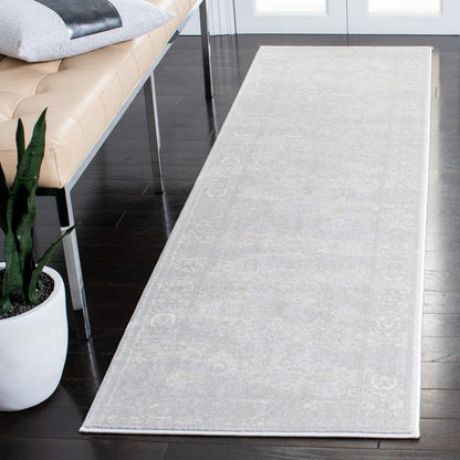 CARNEGIE, LIGHT GREY / GREY, 2'-3" X 8', Area Rug