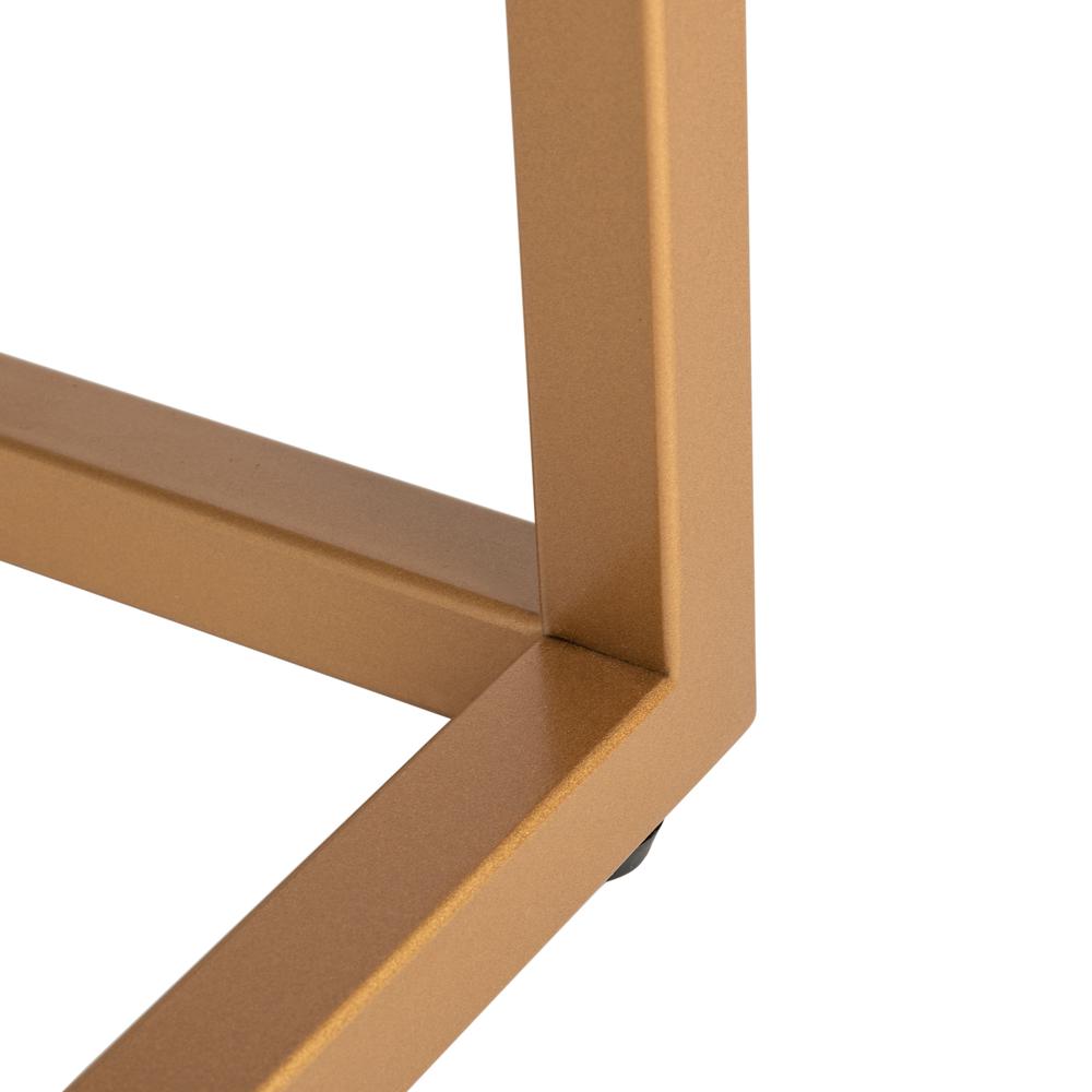 Octavia Console Table, Beige/Black/Gold