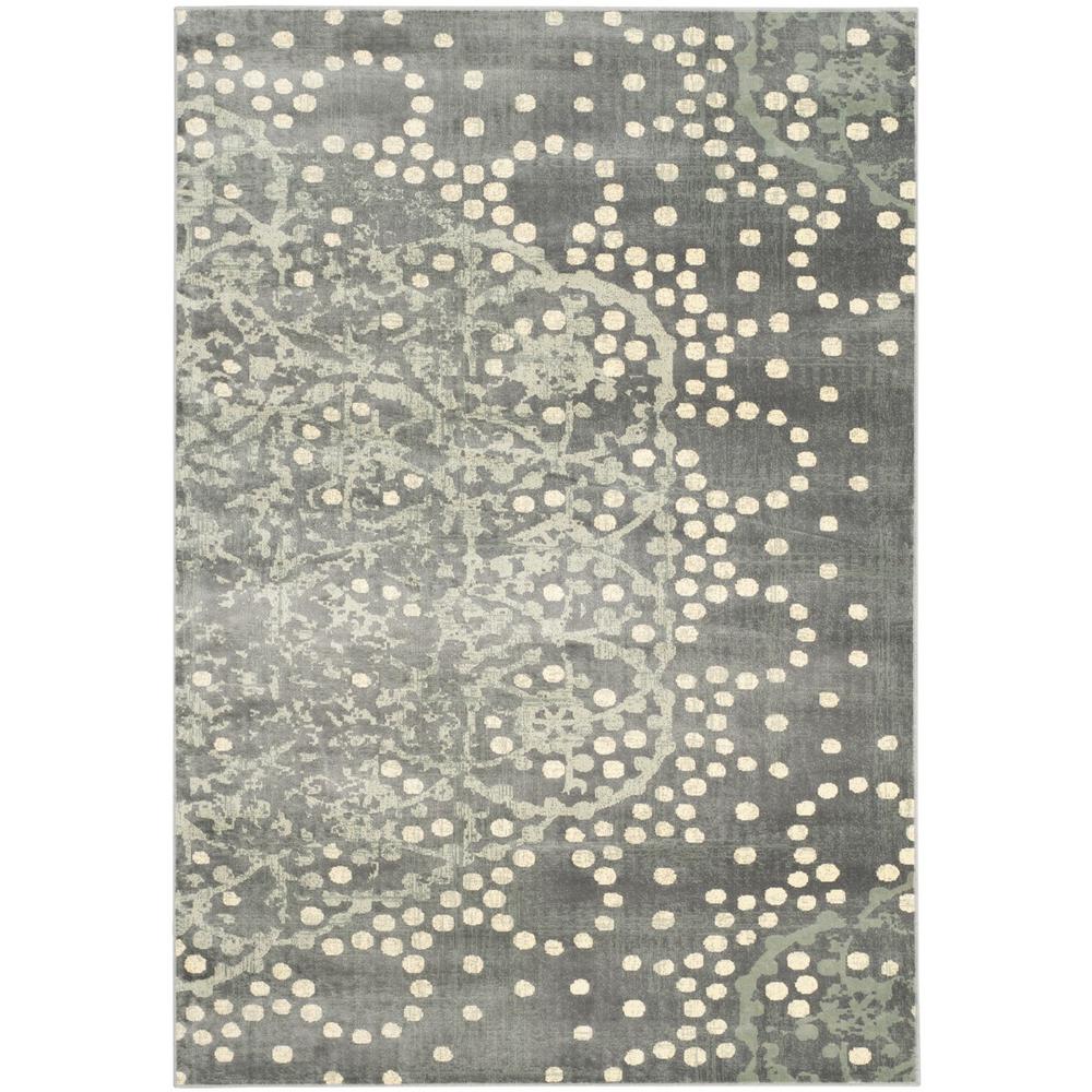 CONSTELLATION VINTAGE, GREY / MULTI, 4' X 5'-7", Area Rug