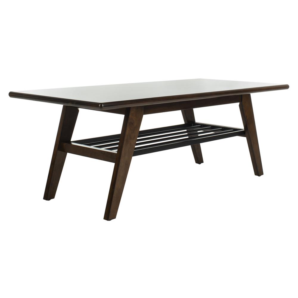 Seth 2 Tier Coffee Table, Dark Walnut