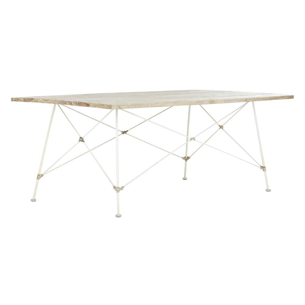 Cyprus Coffee Table, Grey White Wash/White