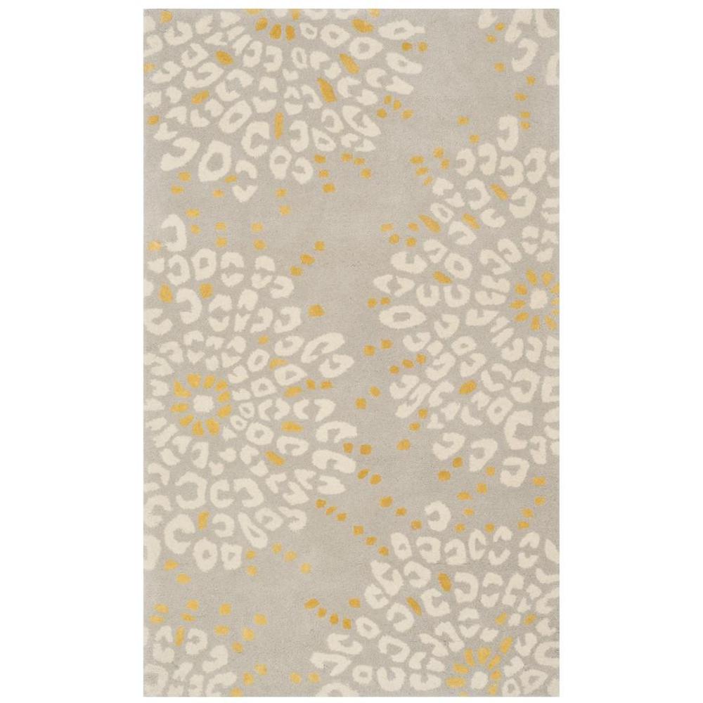 CAPRI, GREY / IVORY, 3' X 5', Area Rug, CPR355A-3