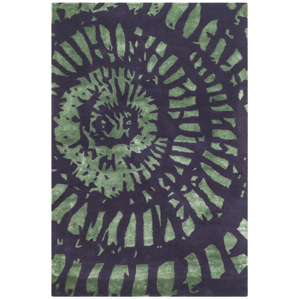 CAPRI, LAVANDER / SAGE, 4' X 6', Area Rug