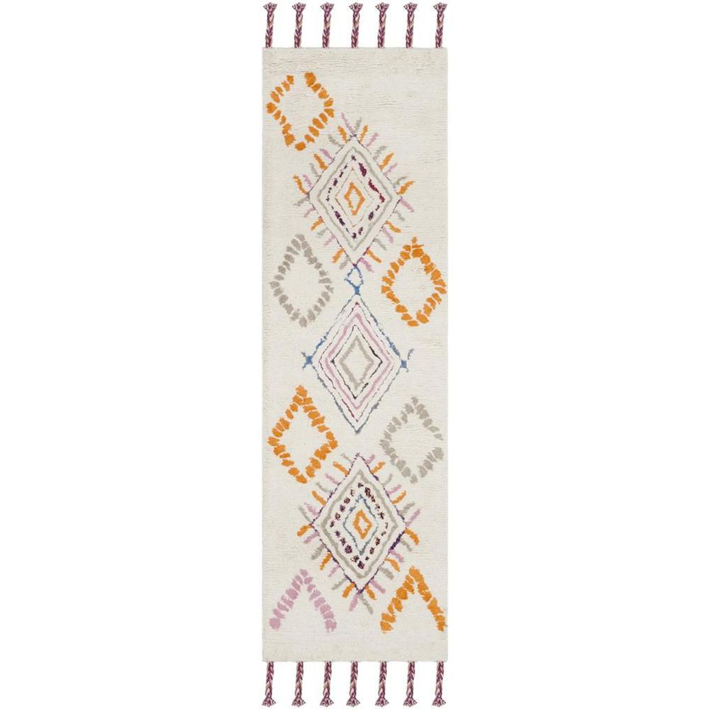 CASABLANCA, IVORY / MULTI, 2'-3" X 8', Area Rug, CSB215A-28