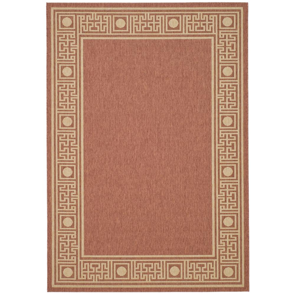 COURTYARD, RUST / SAND, 5'-3" X 7'-7", Area Rug, CY5143A-5