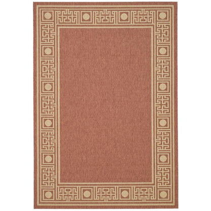 COURTYARD, RUST / SAND, 5'-3" X 7'-7", Area Rug, CY5143A-5