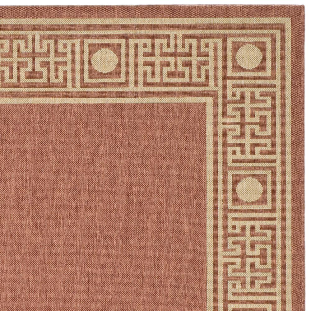 COURTYARD, RUST / SAND, 5'-3" X 7'-7", Area Rug, CY5143A-5
