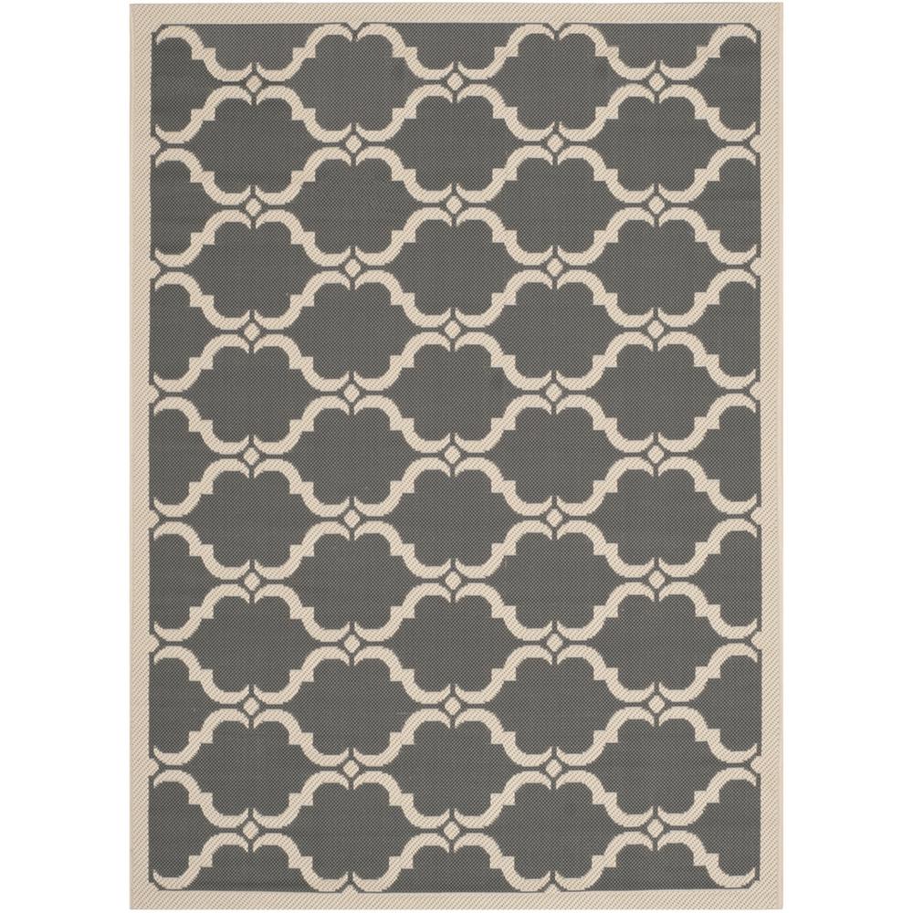 COURTYARD, ANTHRACITE / BEIGE, 4' X 5'-7", Area Rug, CY6009-246-4
