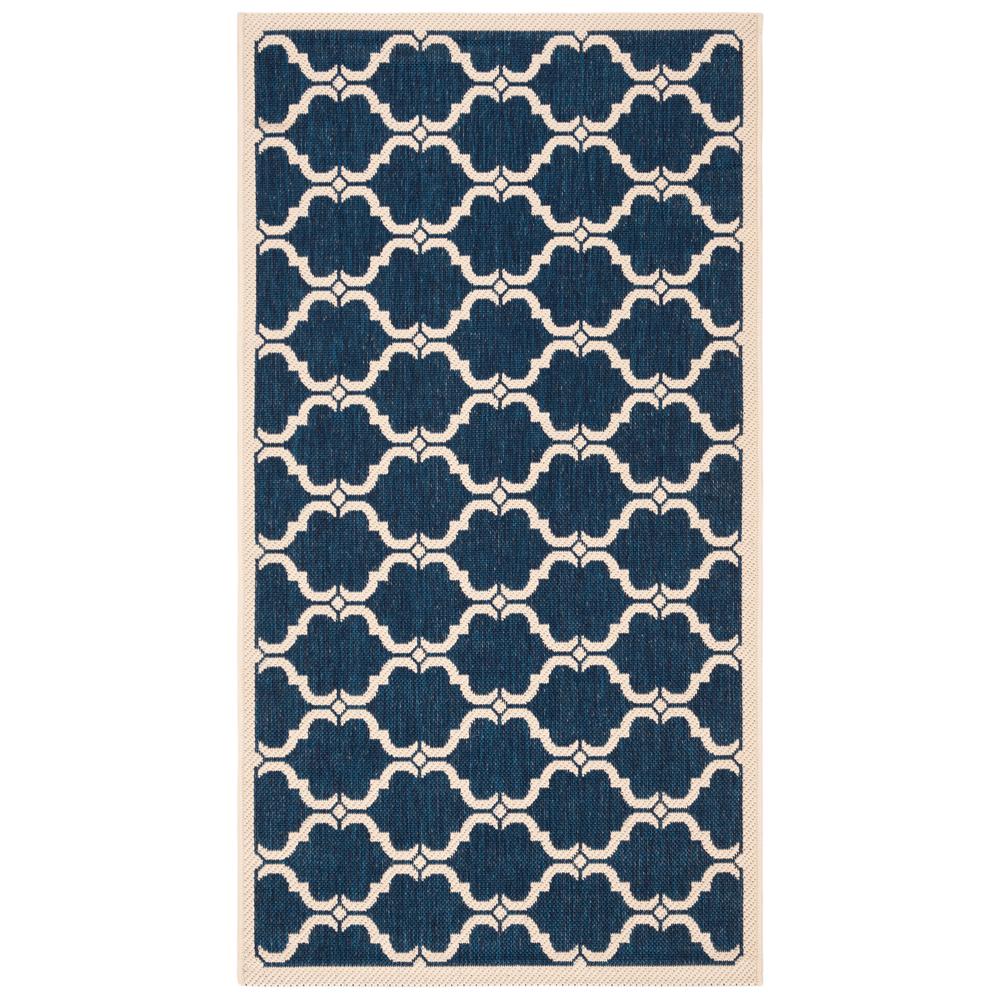 COURTYARD, NAVY / BEIGE, 2'-7" X 5', Area Rug, CY6009-268-3