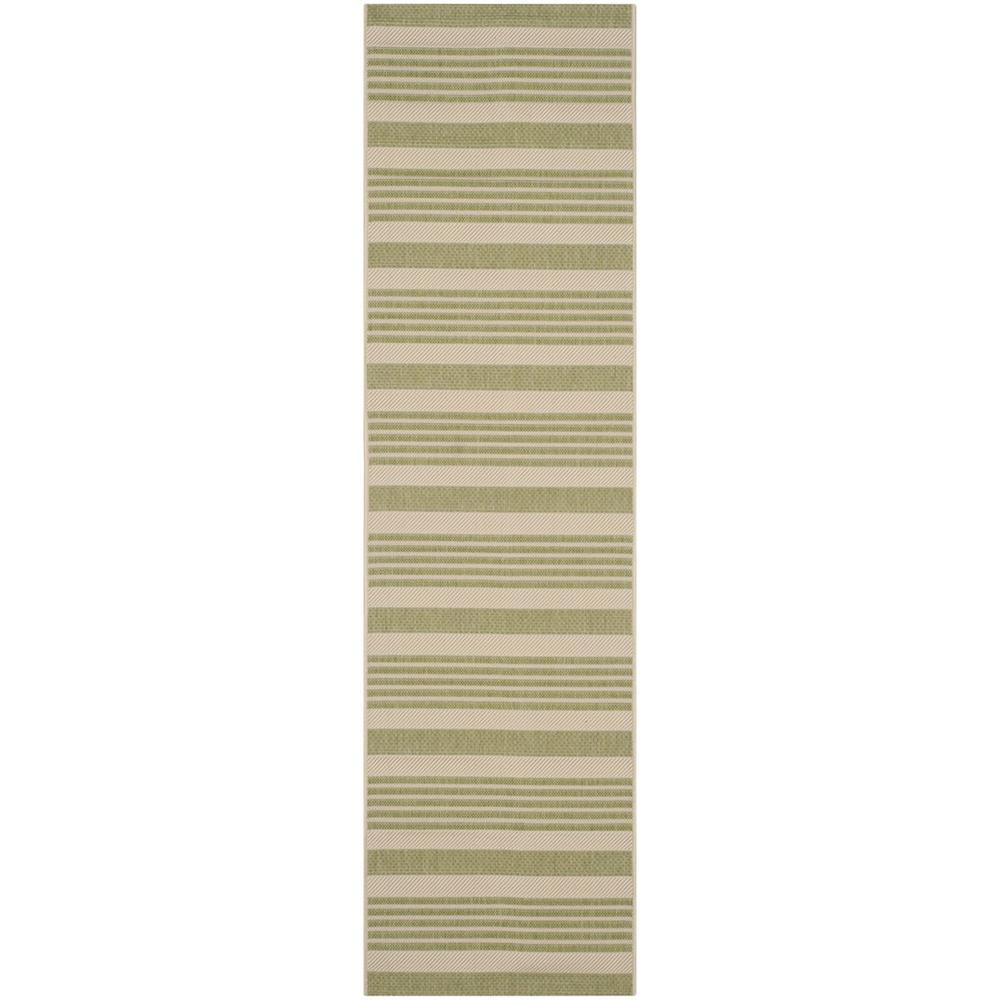 COURTYARD, BEIGE / SWEET PEA, 2'-3" X 8', Area Rug