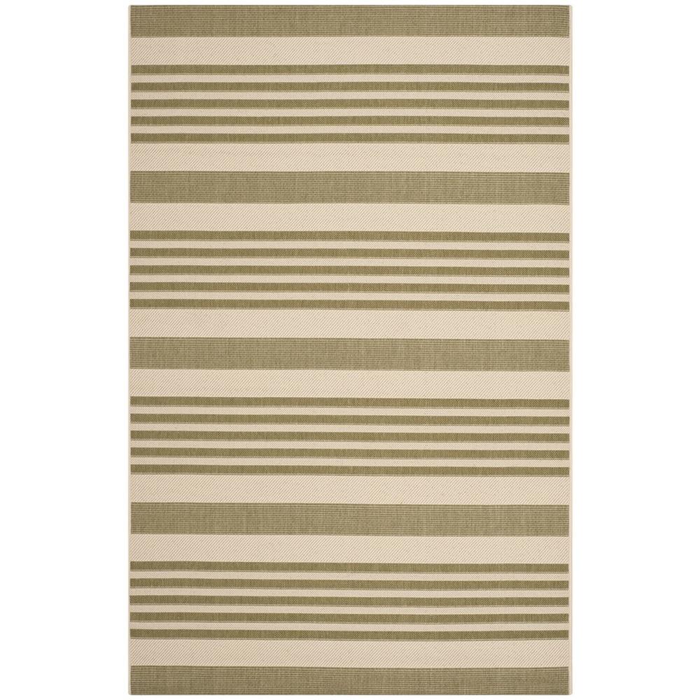 COURTYARD, GREEN / BEIGE, 4' X 5'-7", Area Rug, CY6062-244-4