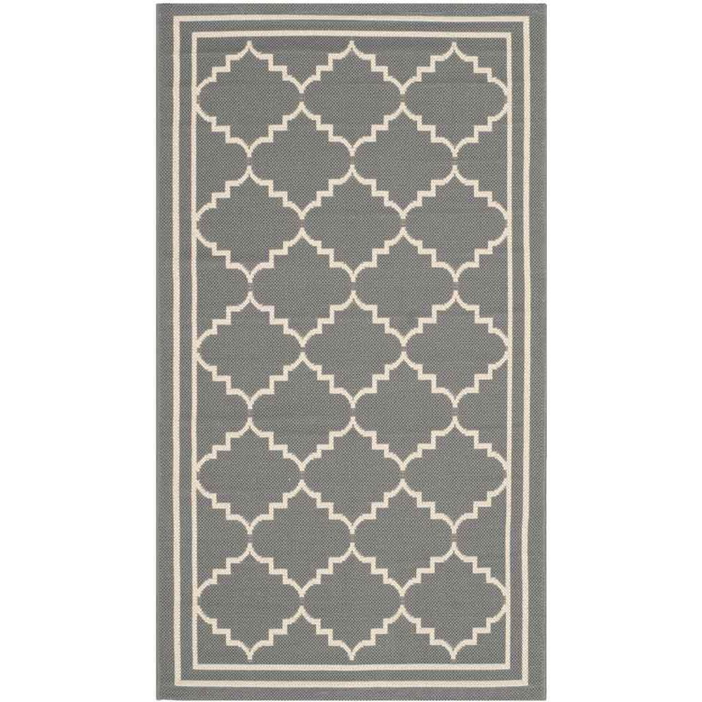 COURTYARD, GREY / BEIGE, 2' X 3'-7", Area Rug, CY6889-246-2