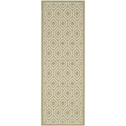 COURTYARD, GREEN / BEIGE, 2'-3" X 6'-7", Area Rug, CY6902-244-27